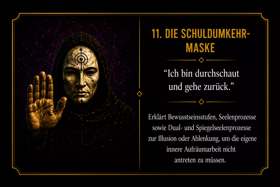 11. Die Schuldumkehr-Maske