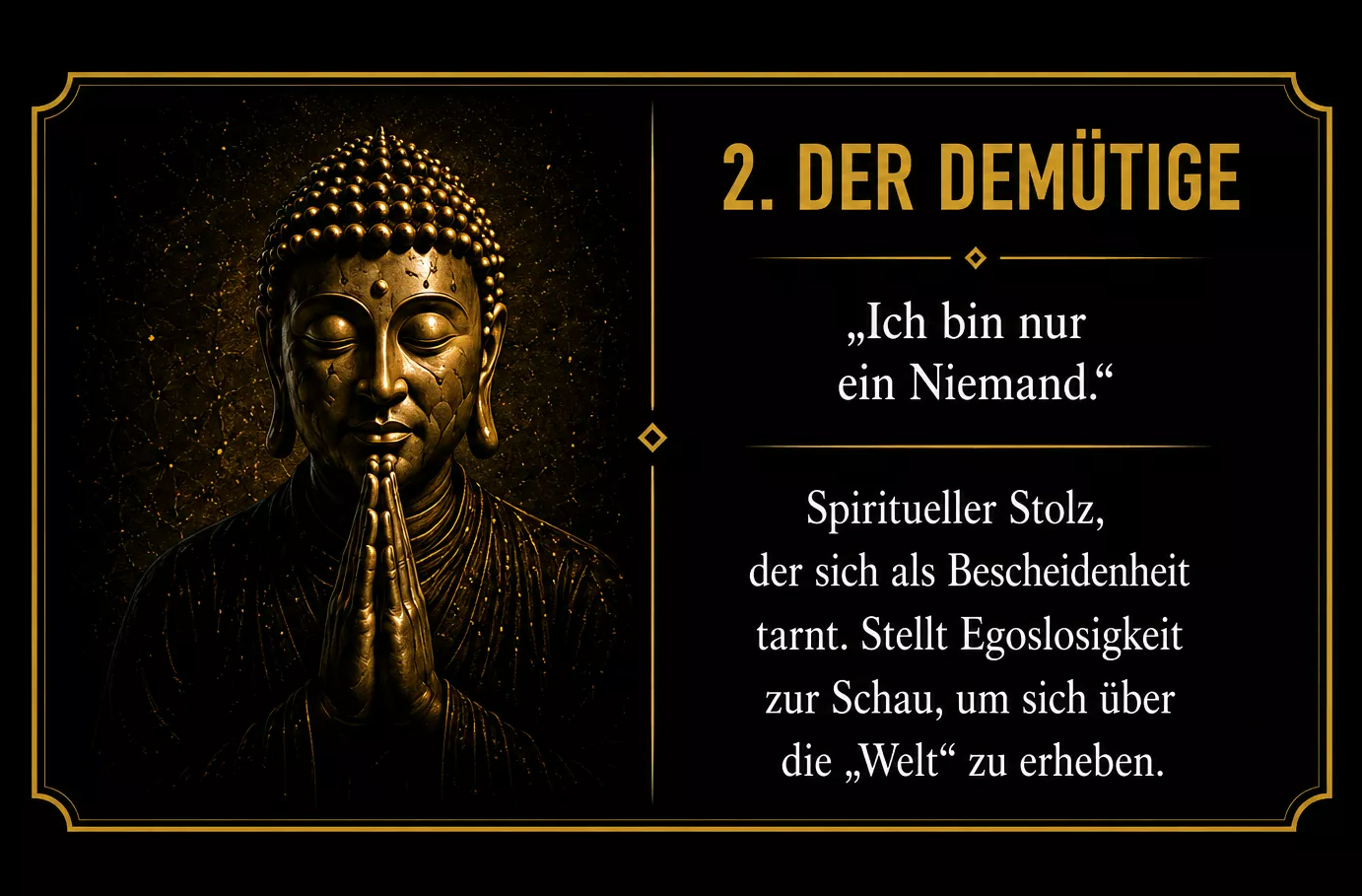 2. Der Demütige
